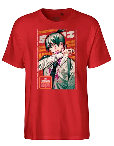 Devil Hunter - chainsaw, anime, manga, devil - Fairtrade T-Shirt