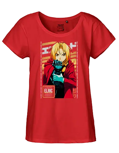 Ed, The Alchemist - alchemist, anime, manga - Fairtrade Girl Shirt
