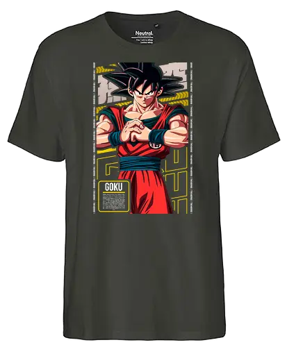 Earth's Greatest Defender - dragon, ball, goku, saiyajin, anime, manga - Fairtrade T-Shirt