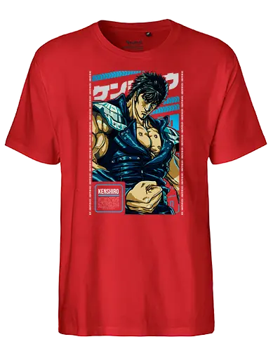 The Man with the Seven Scars - fist, north, star, anime, manga - Fairtrade T-Shirt