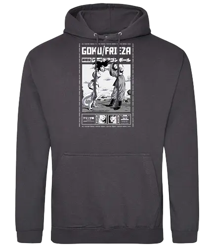 The Showdown Begins - goku, dragon, ball, anime, manga - Standard Hoodie
