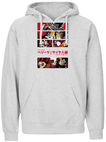 THE WRATH OF THE PRINCE - dragon, ball, anime, manga - Fairtrade Hoodie