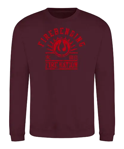 Fire Nation - avatar, aang, korra, elemente, elements - Sweatshirt