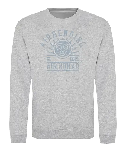 Air Nomad - avatar, aang, korra, elemente, elements - Sweatshirt