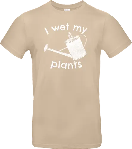 I wet my plants