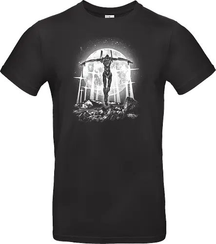 Moonlight Pilot - gundam, mecha, anime, evangelion, NGE, eva01 - Standard T-Shirt