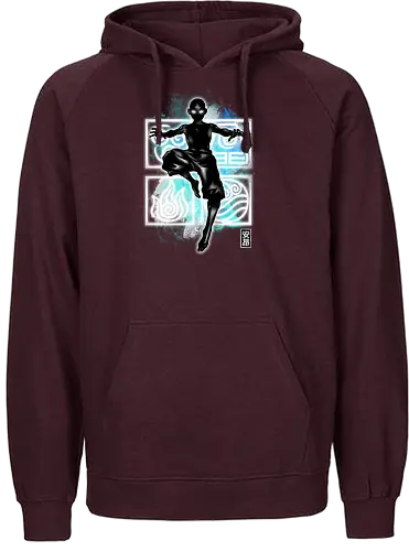 Cosmic Elemental - avatar, elemente, Bending, aang - Fairtrade Hoodie