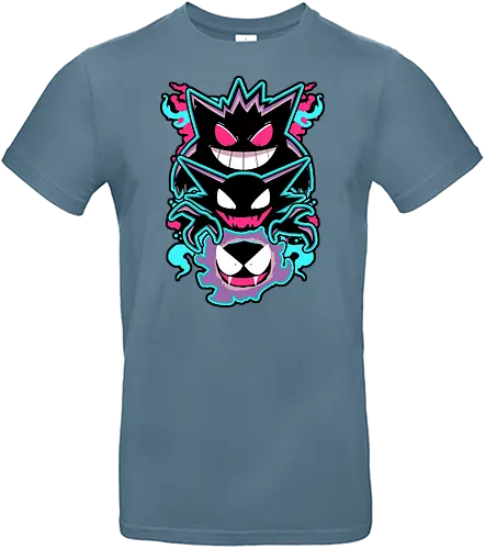 Haunting Ghosts - pocket, monster, ghost, geist, neon - Standard T-Shirt