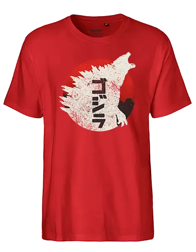Kaiju Through Japan - monster - Fairtrade T-Shirt