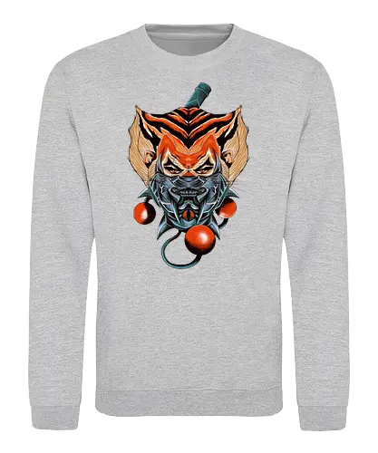 Samurai Tiger - thundercats, cartoon, samurai, 80s, tiger - Sweatshirt