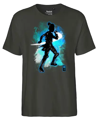 Cosmic Tribe - Sokka, warrior, water, elements - Fairtrade T-Shirt