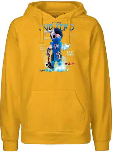 SUB - ZERO ANATOMY - gaming, console, fatality, sub, zero, ice - Fairtrade Hoodie