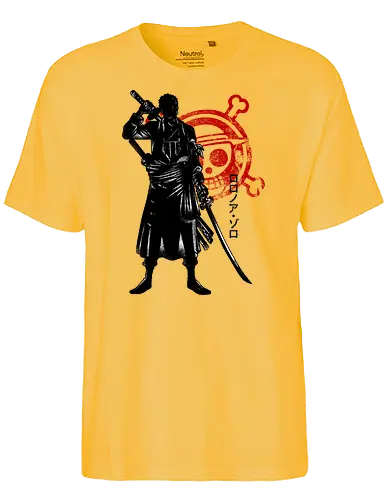 Crimson Pirate Hunter - Zoro, swords, Strohhut - Fairtrade T-Shirt