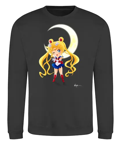 CHIBI MOON - sailor, moon, chibi, Magical Girl - Sweatshirt
