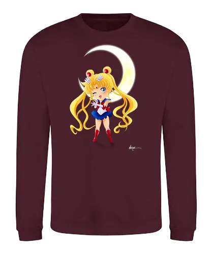 CHIBI MOON - sailor, moon, chibi, Magical Girl - Sweatshirt