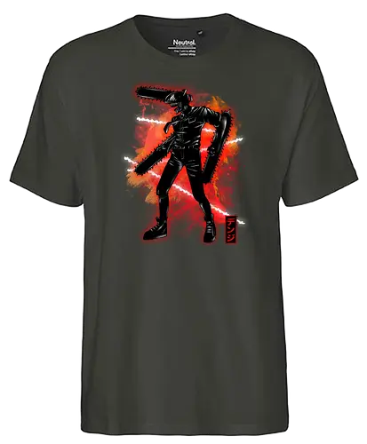 Cosmic Chainsaw - Denji, devil, Hybrid, hunter - Fairtrade T-Shirt