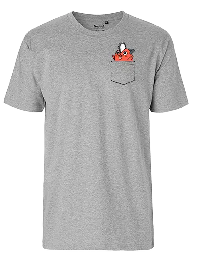 Pocket Devil - chainsaw, Pochita, Hybrid - Fairtrade T-Shirt