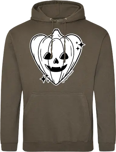 Halloween Pumpkin Heart