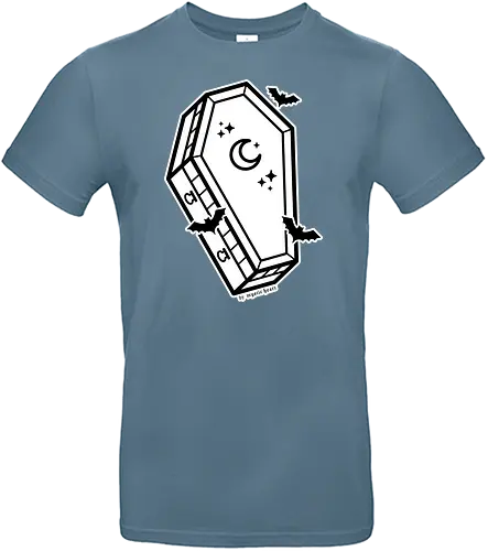 Kawaii Coffin - Sarg, Coffin, cute, kawaii - Standard T-Shirt