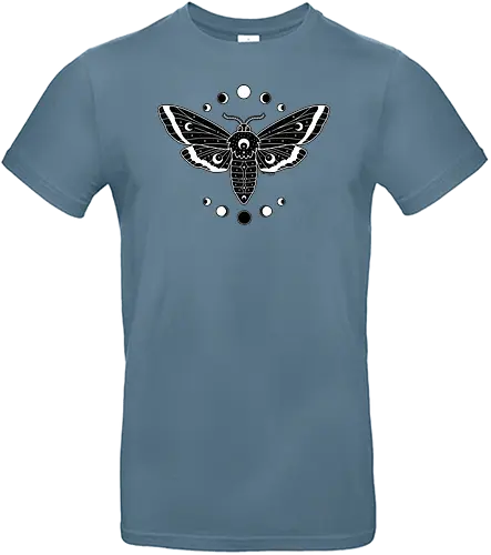 Moon Moth - moth, Motte, goth, dark - Standard T-Shirt