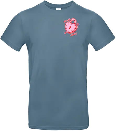Unlock my Heart - lock, schloss, herz, heart - Standard T-Shirt