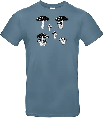 Deadly mushrooms - mushroom, pilz, skull - Standard T-Shirt