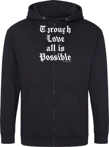 Through love all is possible goth quote