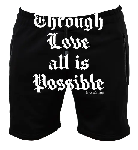 Through love all is possible goth quote