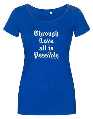 Through love all is possible goth quote