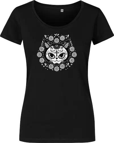 Catrina Cat day of the dead Mexican holiday
