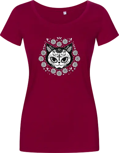 Catrina Cat day of the dead Mexican holiday