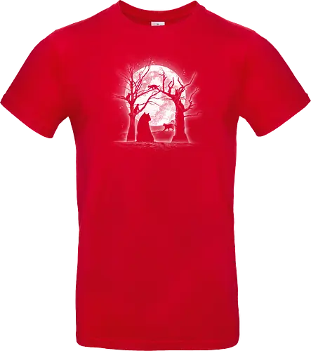 Moonlight Felines - Cats, trees, moon, Moonlight - Standard T-Shirt
