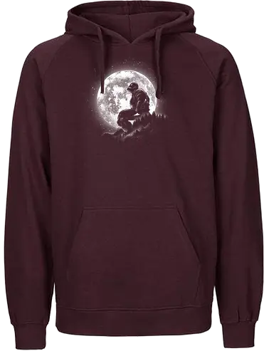Moonlight Iron - iron, giant, moon - Fairtrade Hoodie