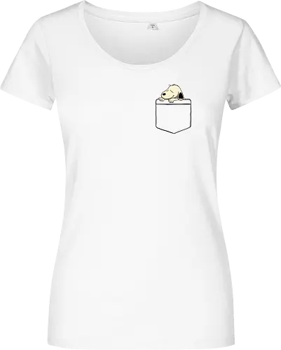 Pocket dog - dog, cute - Damen T-Shirt
