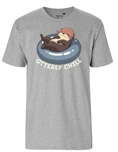 Otterly chill - otter, cute, chill - Fairtrade T-Shirt