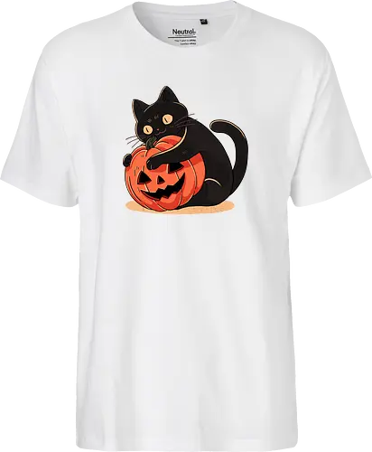 Pumpkin Embrace Cat