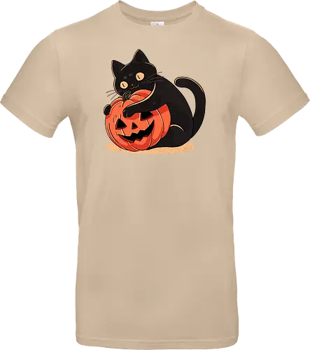 Pumpkin Embrace Cat