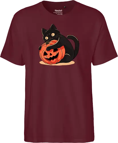 Pumpkin Embrace Cat