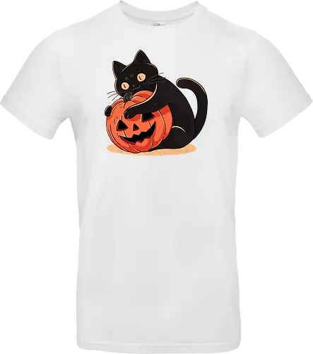 Pumpkin Embrace Cat