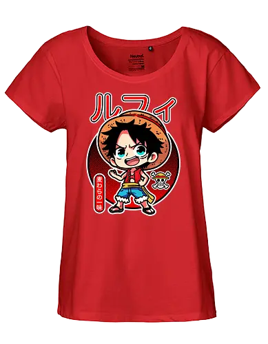 Little King - piece, pirate, anime, manga - Fairtrade Girl Shirt