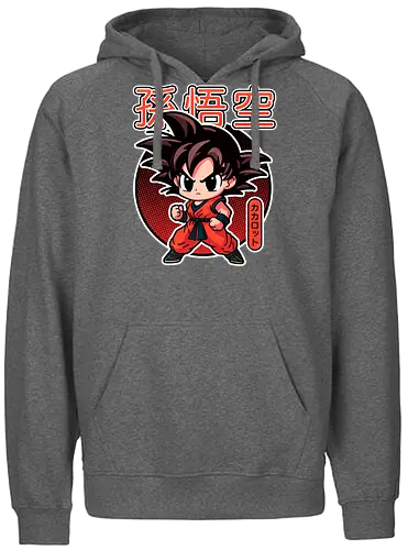 Little Monkey - dragon, ball, anime, manga - Fairtrade Hoodie