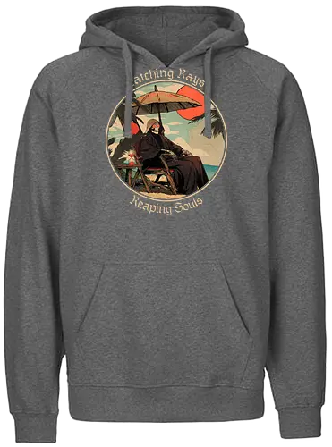 Catching Rays - sensenmann, holidays, urlaub, summer, rper - Fairtrade Hoodie