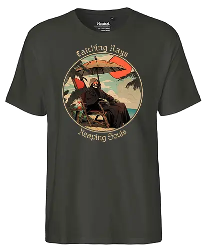 Catching Rays - sensenmann, holidays, urlaub, summer, rper - Fairtrade T-Shirt