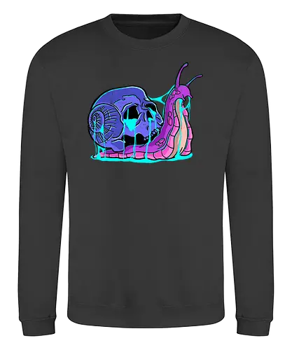Grim Reaper's Gastropod - Snail, Schnecke, tod, death - Sweatshirt