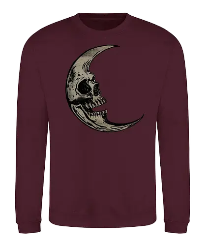Lunar Remains - skull, schädel, mond, moon - Sweatshirt