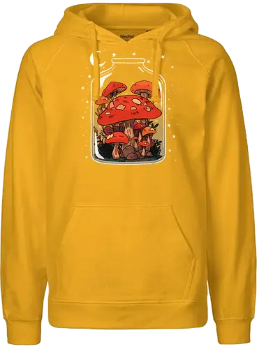 Vase of life - mushroom, pilz - Fairtrade Hoodie