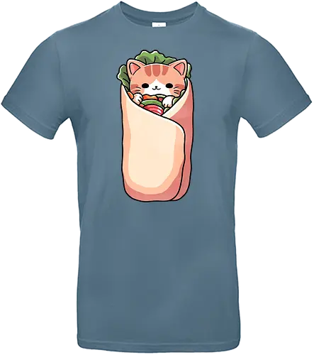 Purrito Cat Burrito - burrito, cat, katze, wrap - Standard T-Shirt