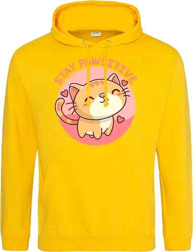 Stay pawsitive cat