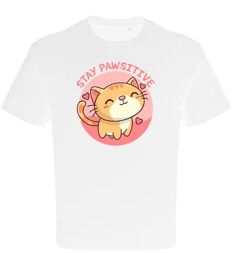 Stay pawsitive cat