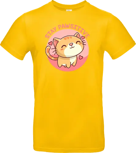 Stay pawsitive cat